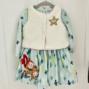 Disney Pixar Toy Story Jessie Dress Vest Set